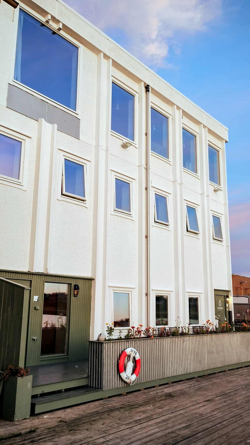 Fasaden på Ishuset